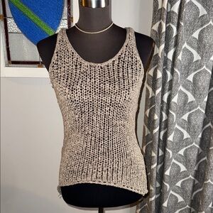 Express Y2K Loose Knit Sweater Racer Back Tank SZ XS